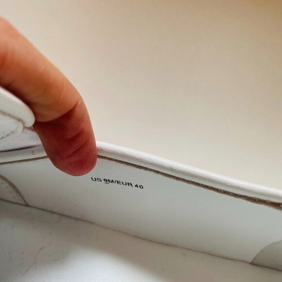 NWOB Vince Blair Slip On Sneaker Shoe Slip On Leather Woven Classic Preppy Rubbe - Picture 10 of 13